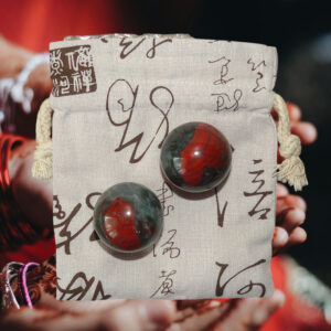 Jaspe sanguin Lithothérapie Santé Qi gong - Boules Ø 40 mm
