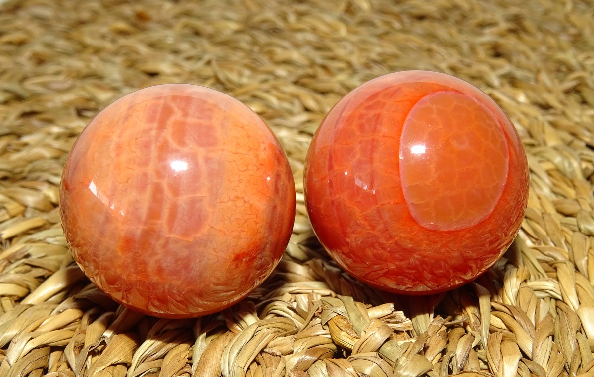 Agate Veine de Dragon – Boules Ø 30 mm