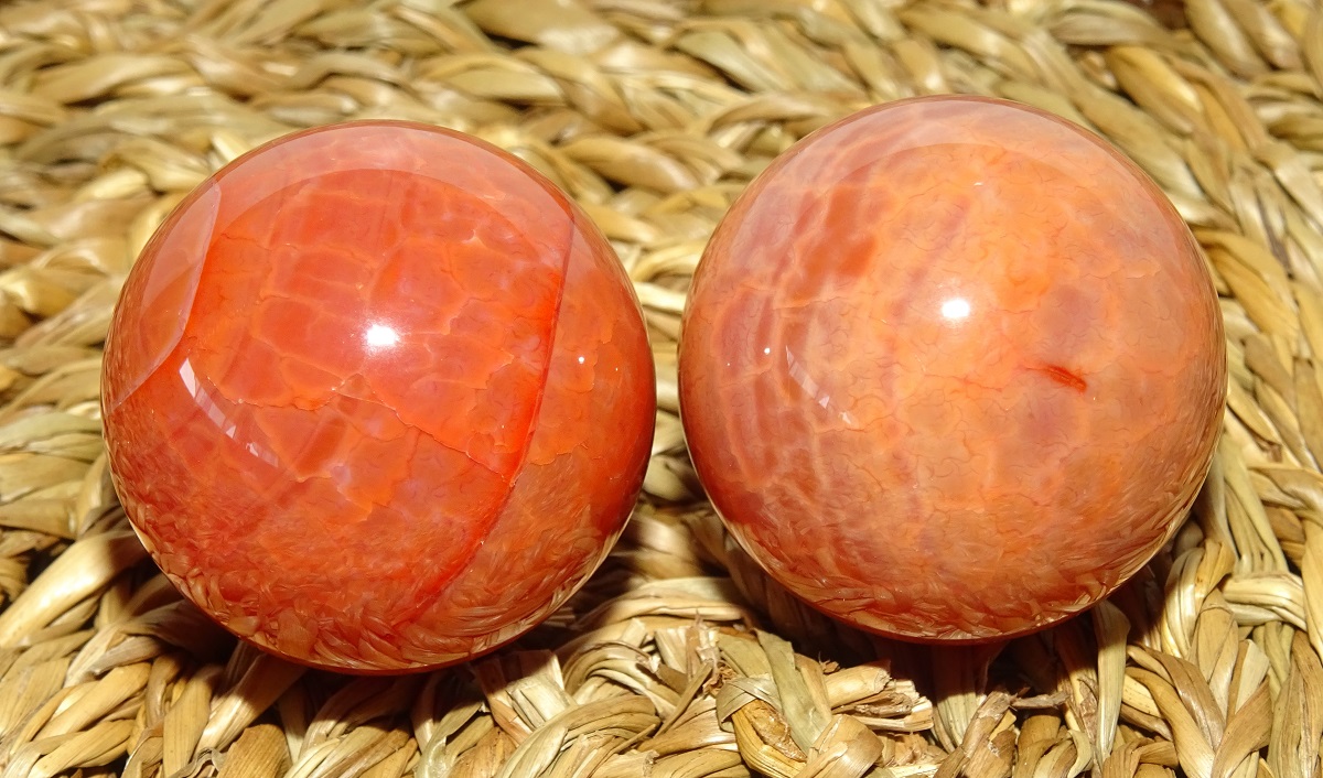 Agate Veine de Dragon – Boules Ø 30 mm