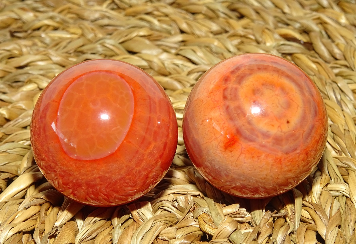 Agate Veine de Dragon – Boules Ø 30 mm