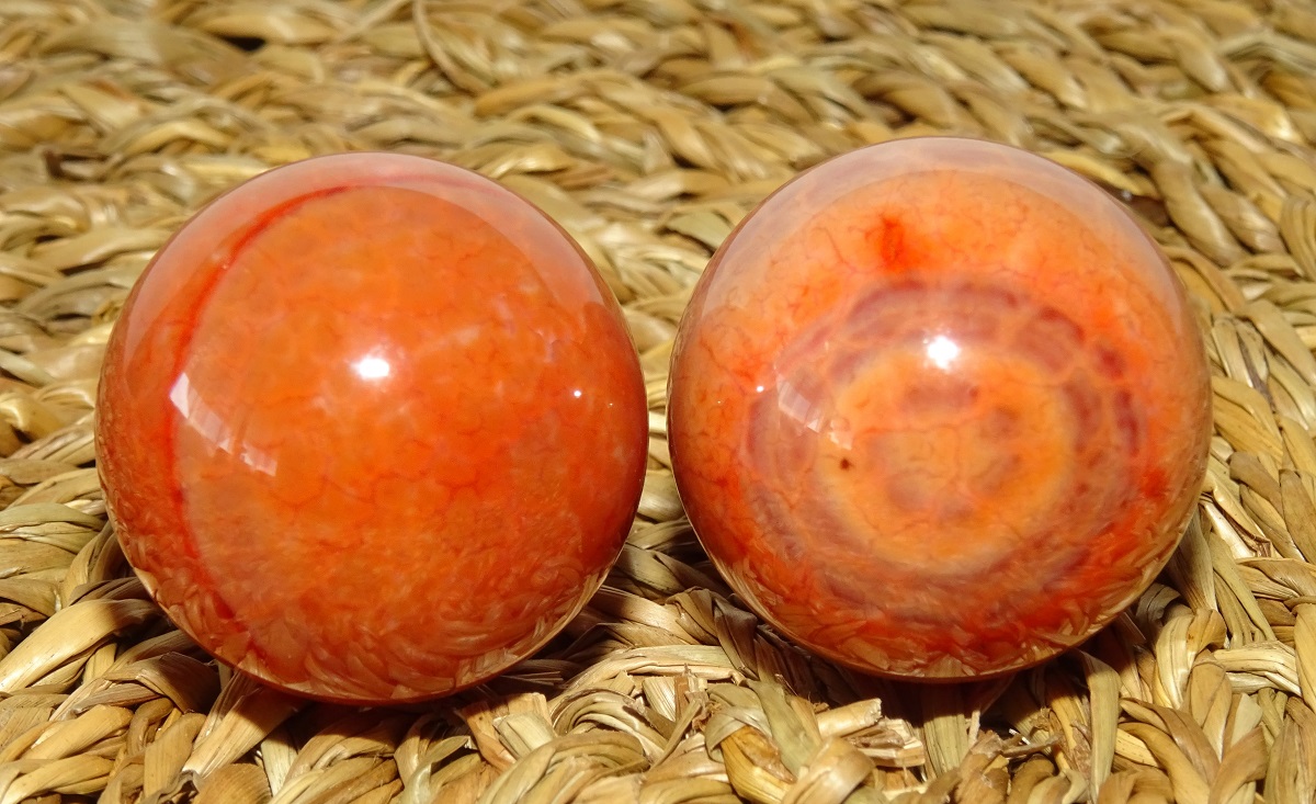 Agate Veine de Dragon – Boules Ø 30 mm