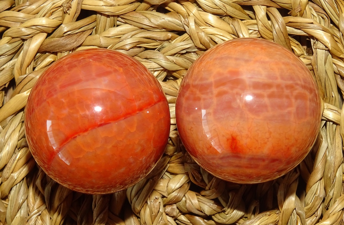 Agate Veine de Dragon – Boules Ø 30 mm