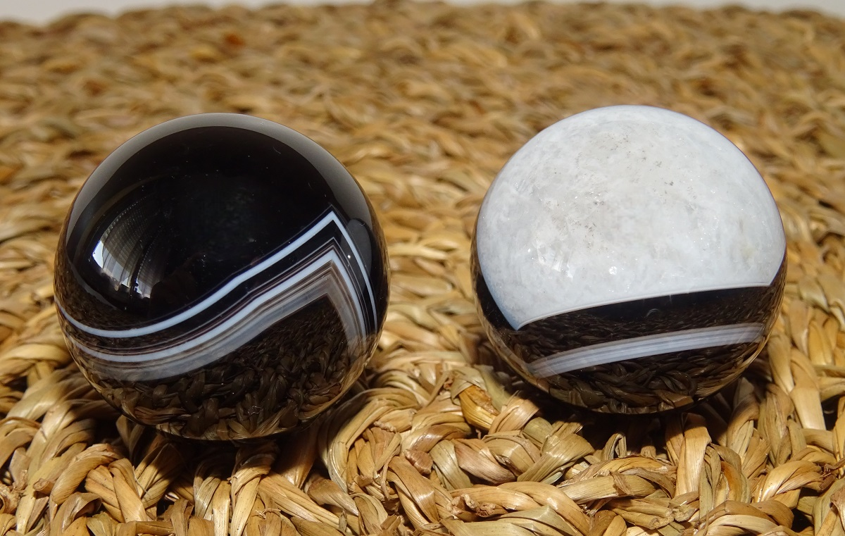 Boules Agate Dzi Santé et Qi gong – Ø 30 mm