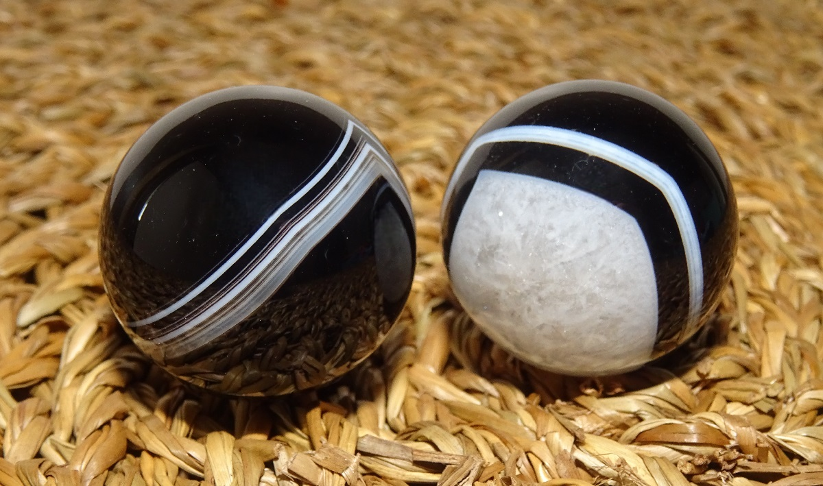 Boules Agate Dzi Santé et Qi gong – Ø 30 mm