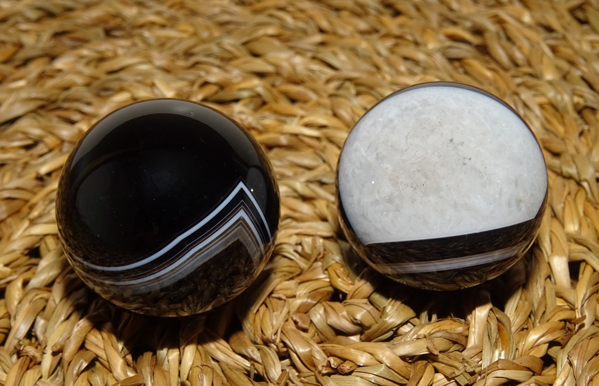 Boules Agate Dzi Santé et Qi gong – Ø 30 mm – Image 6