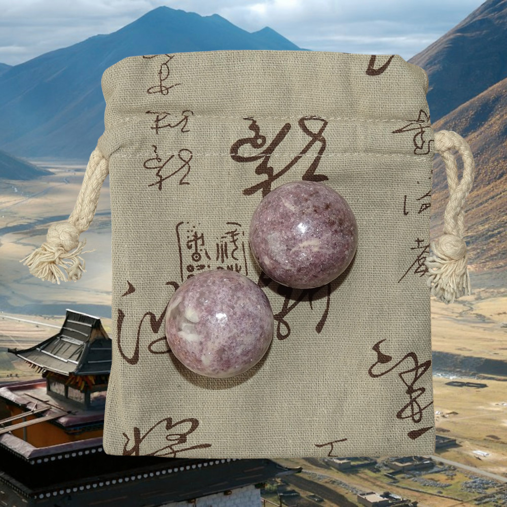 Boules Lépidolite de Santé – Ø 40 mm