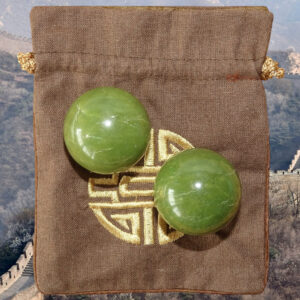 Boules en Jade verte – Pierre de Santé Ø 40 mm