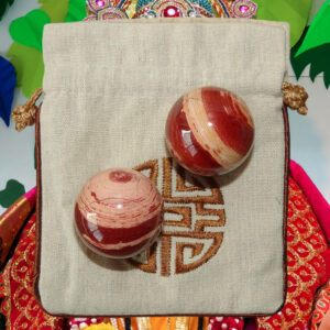 Lithothérapie le Jaspe rouge – Boules Ø 40 mm