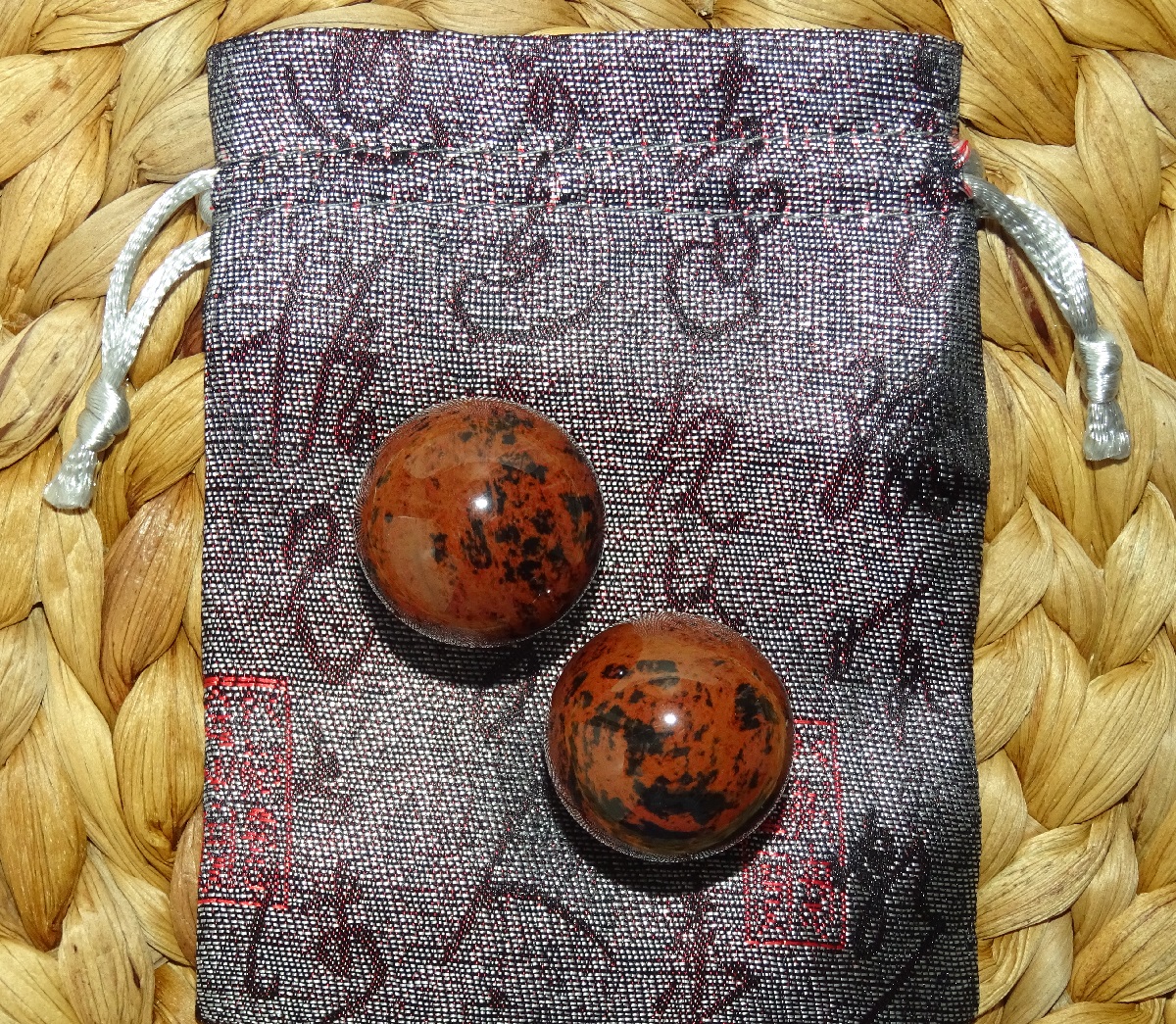 Obsidienne Acajou de Santé – Boules Ø 30 mm
