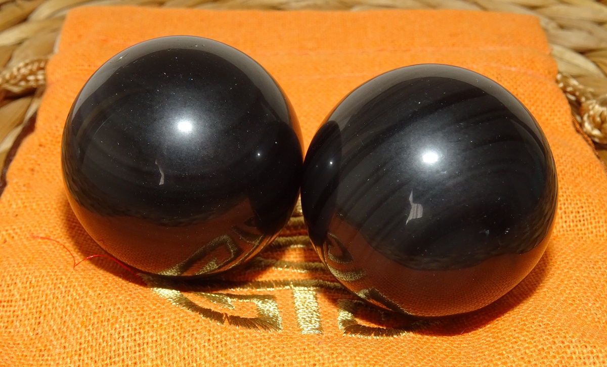 Obsidienne Œil céleste Authentique – Boules Ø 40 mm – Image 6