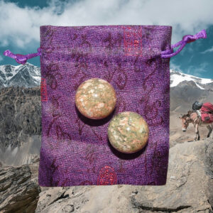 Pierres Unakite de Santé – Boules Ø 30 mm
