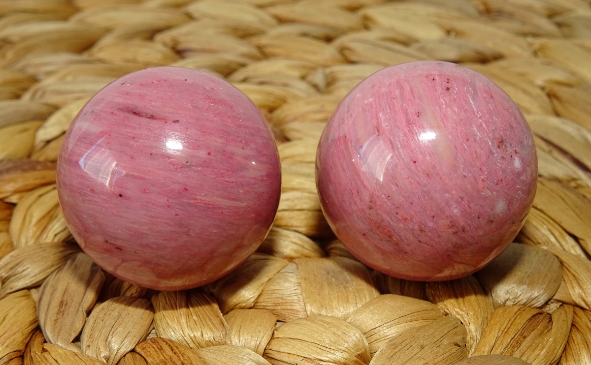 Rhodonite de Santé – Boules Ø 30 mm
