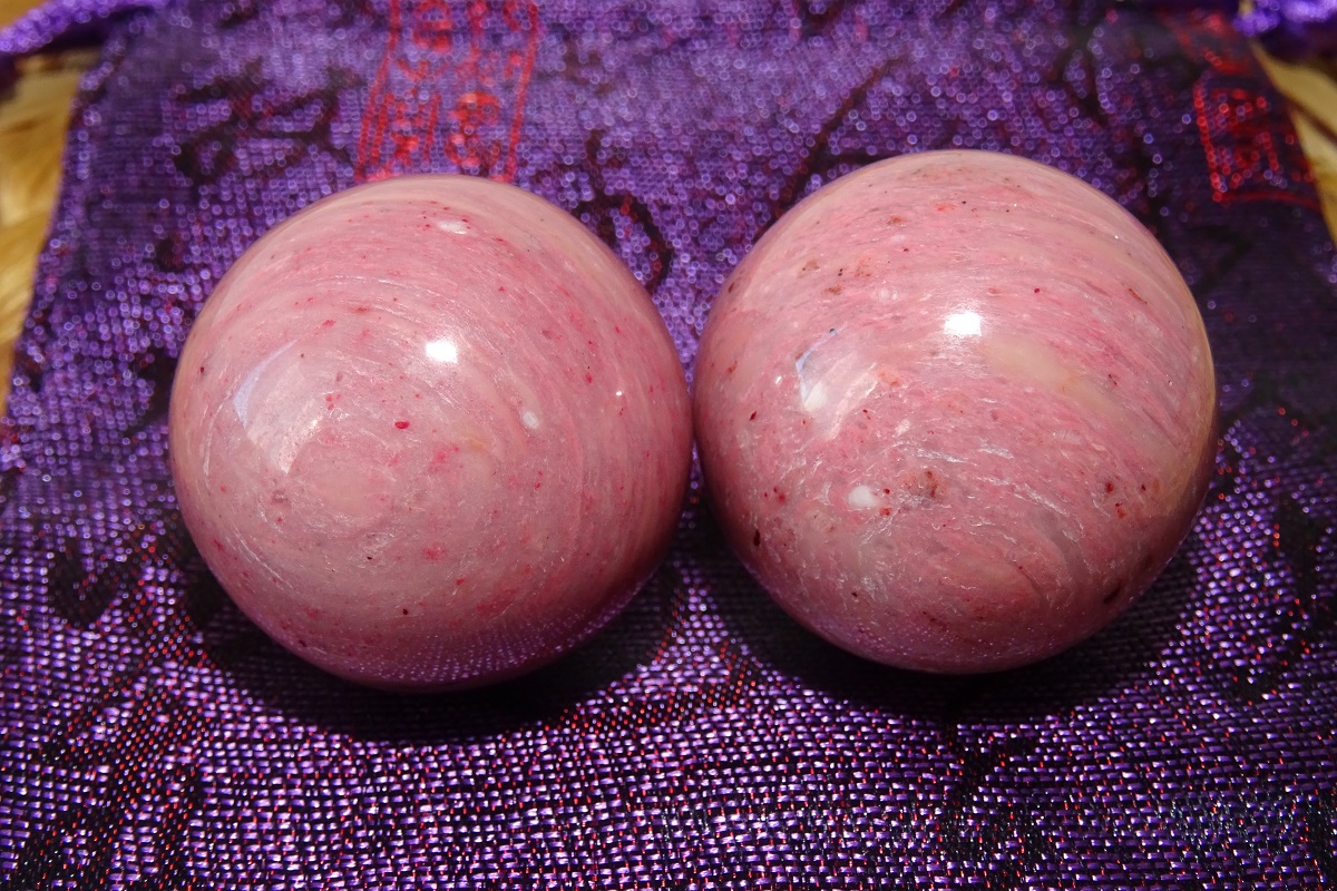 Rhodonite de Santé – Boules Ø 30 mm