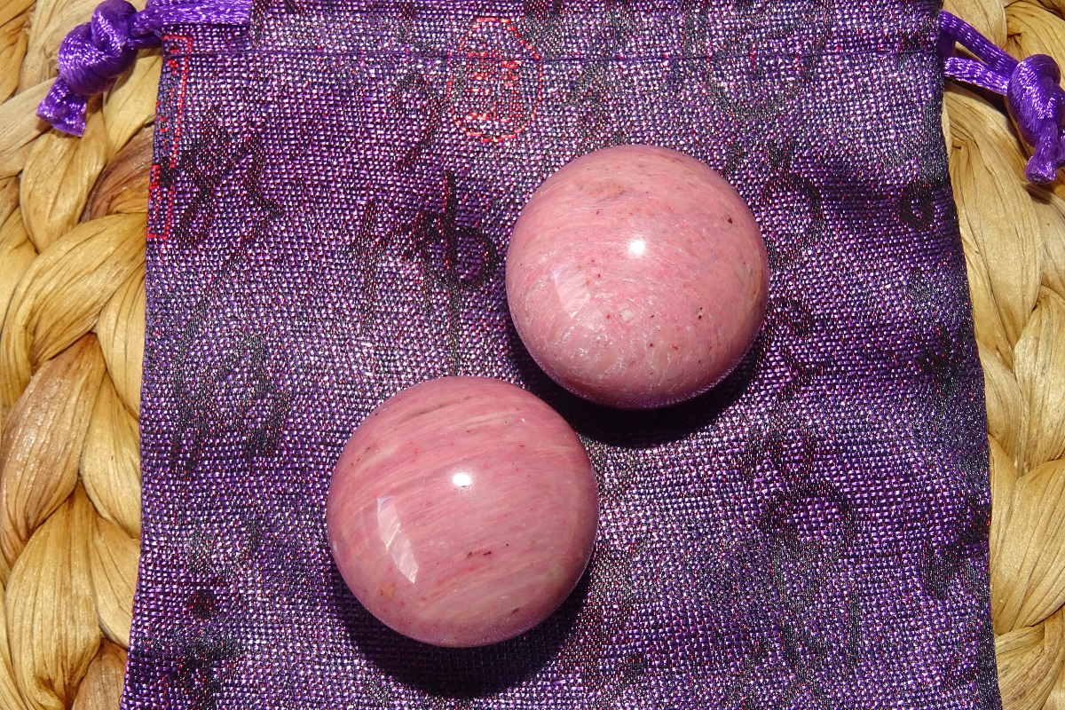 Rhodonite de Santé – Boules Ø 30 mm