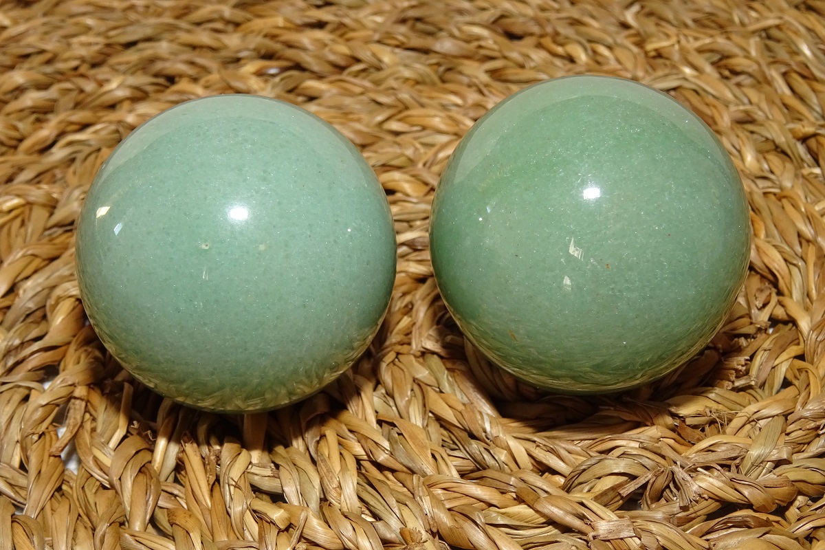 Aventurine verte de Santé – Boules Ø 40 mm