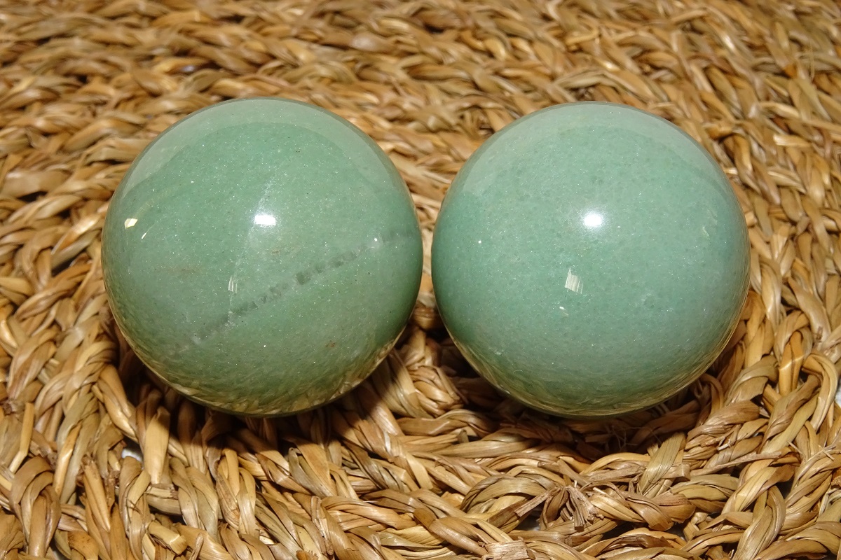 Aventurine verte de Santé – Boules Ø 40 mm