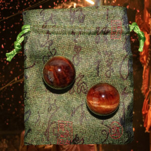 Boules d’œil de taureau, pierres de bien-être Ø 30 mm