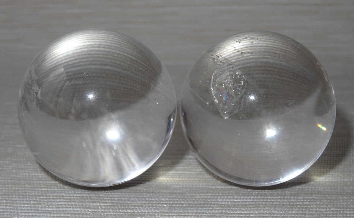 Cristal de roche Qualité supérieure – Boules Ø 40 mm