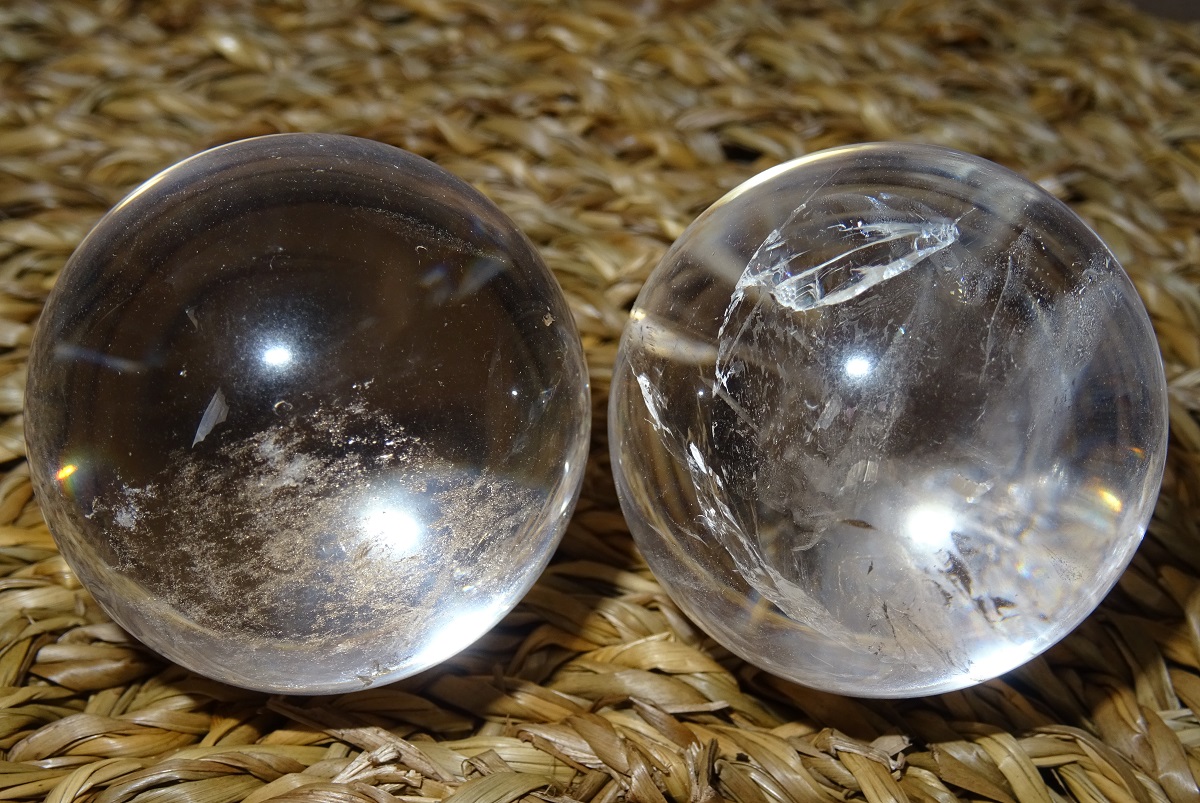 Cristal de roche Qualité supérieure – Boules Ø 40 mm