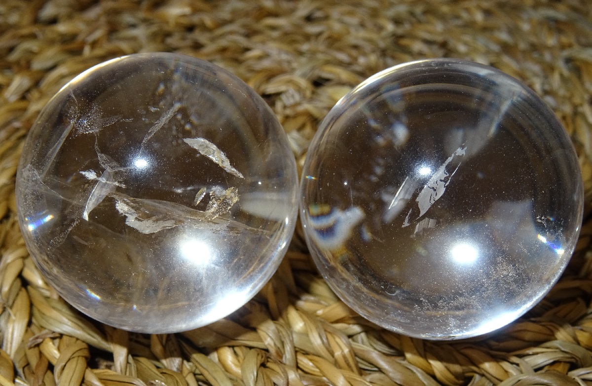 Cristal de roche Qualité supérieure – Boules Ø 40 mm