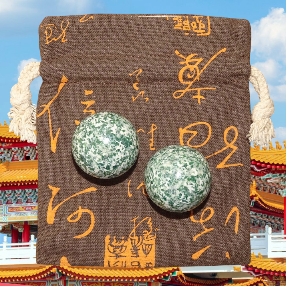 Jade du Qinghai – Rares boules de Santé Ø 40 mm
