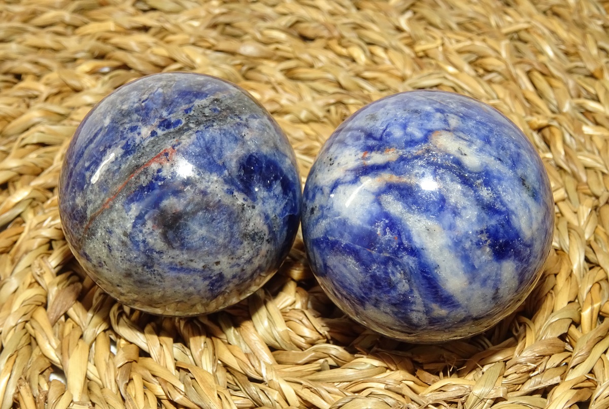 Sodalite bleue de Santé – Boules Ø 40 mm