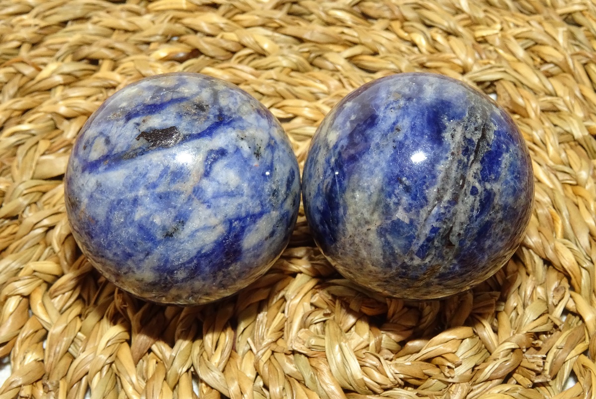 Sodalite bleue de Santé – Boules Ø 40 mm